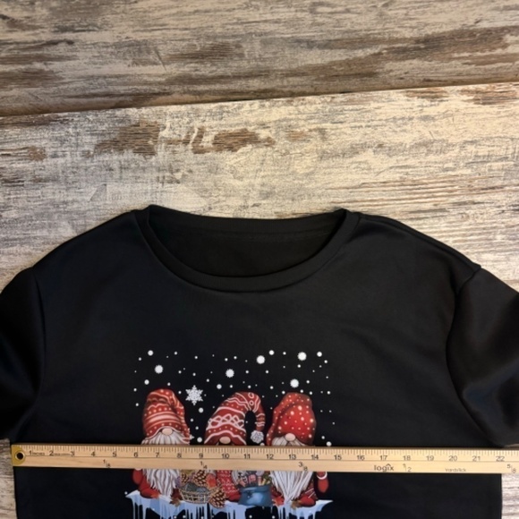 Men's Christmas Gnome Sweatshirt Size Extra Large - Picture 3 of 4